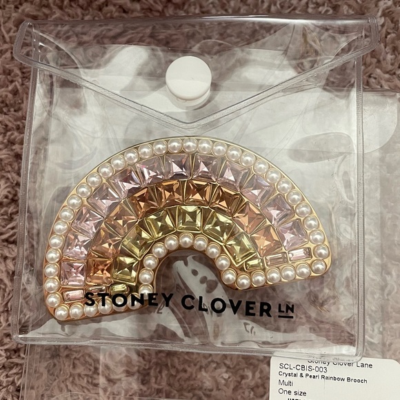 Stoney Clover Lane Rainbow Brooch - Picture 3 of 6